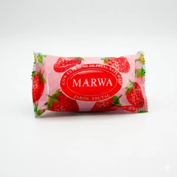 Jabón frutal con extracto de fresa Marwa (100 g / 3.5 oz)