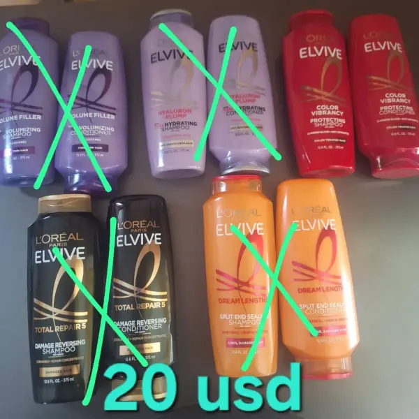 Set L'Oréal Elvive Color Vibrancy shampoo y acondicionador 375ml