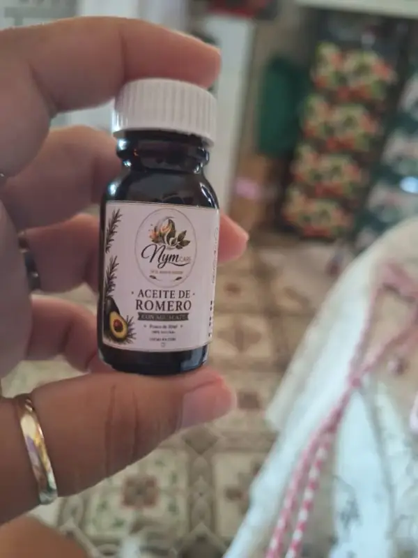 Aceite capilar NymCare de romero, coco, ricino, aguacate y argán 20ml
