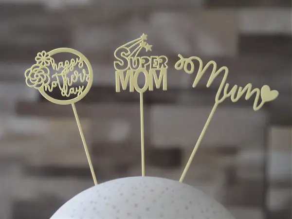 Topper para adornos o pasteles tematica ¨Madres¨